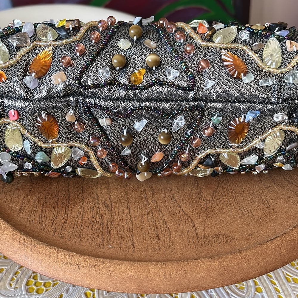 Vintage Repo Lucite Beaded Colorful Bag - Picture 11 of 11